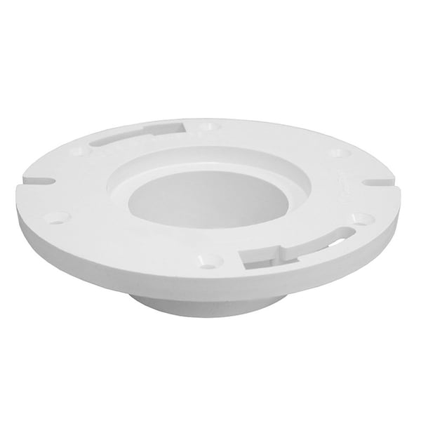 Jones Stephens 3in. PVC Spigot Fit Closet Flange less Knockout C51350 - main